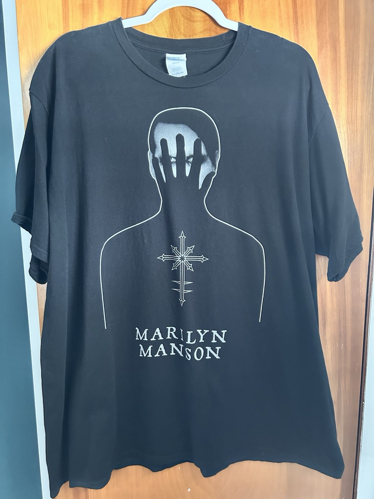 Marilyn Manson “We Are Chaos” B&W Image (2XL t shirt,used)