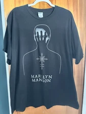 Marilyn Manson “We Are Chaos” B&W Image (2XL t shirt,used)
