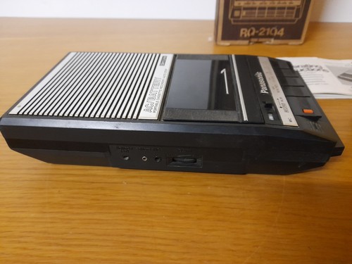 Panasonic RQ-2104 Cassette Recorder Vintage 1990 con Scatola E Istruzioni - Afbeelding 9 van 20