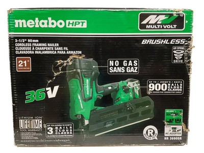Metabo HPT 36V MultiVolt Cordless Framing Nailer (NR3690DR)