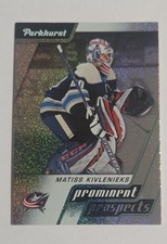 2020-21 Upper Deck Parkhurst - Prominent Prospects Matiss Kivlenieks #PP10 (RC)