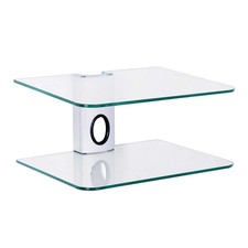 DVD Wall Mount Silver Floating DVD Shelf , Bracket & Wall Mounted AV Storage