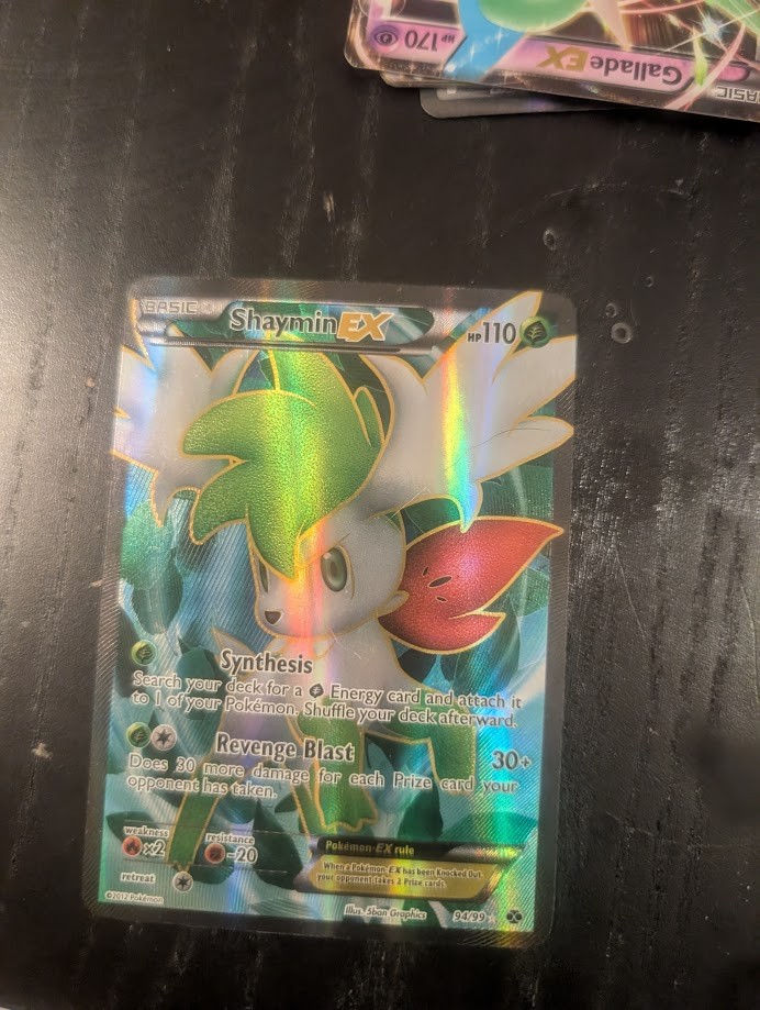 Shaymin EX 94/99 Rare Ultra Next Destinies Pokemon Near Mint