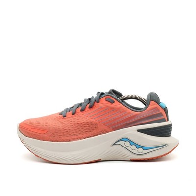 Saucony Damen Endorphin Shift 3 Schuhe Koralle/Grau/Blau Vegan Laufschuhe EU 40
