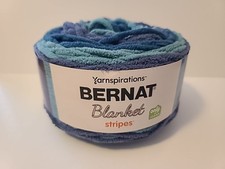 Bernat Blanket Stripes Yarn Stormy Sky