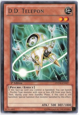 Yugioh - D.D. Telepon PHSW-EN027 1st Edition - Photon Shockwave