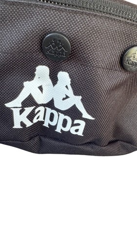 Bolso de cintura Kappa negro con correa ajustable y adornos de logotipo tamaño pequeño - Imagen 6 de 8