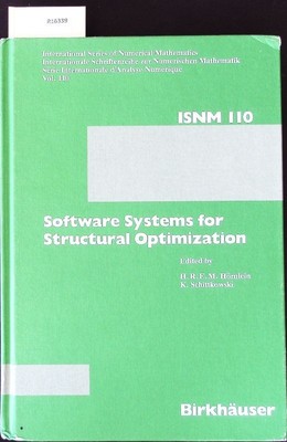 Software systems for structural optimization. Hörnlein, Herbert R. E. M.: