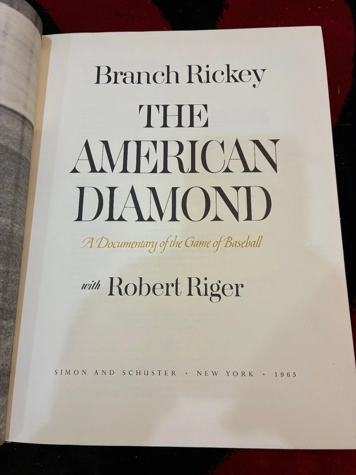 1965 "The American Diamond: Documentary of the Game of Baseball" Branch Rickey Foto 2 de 4