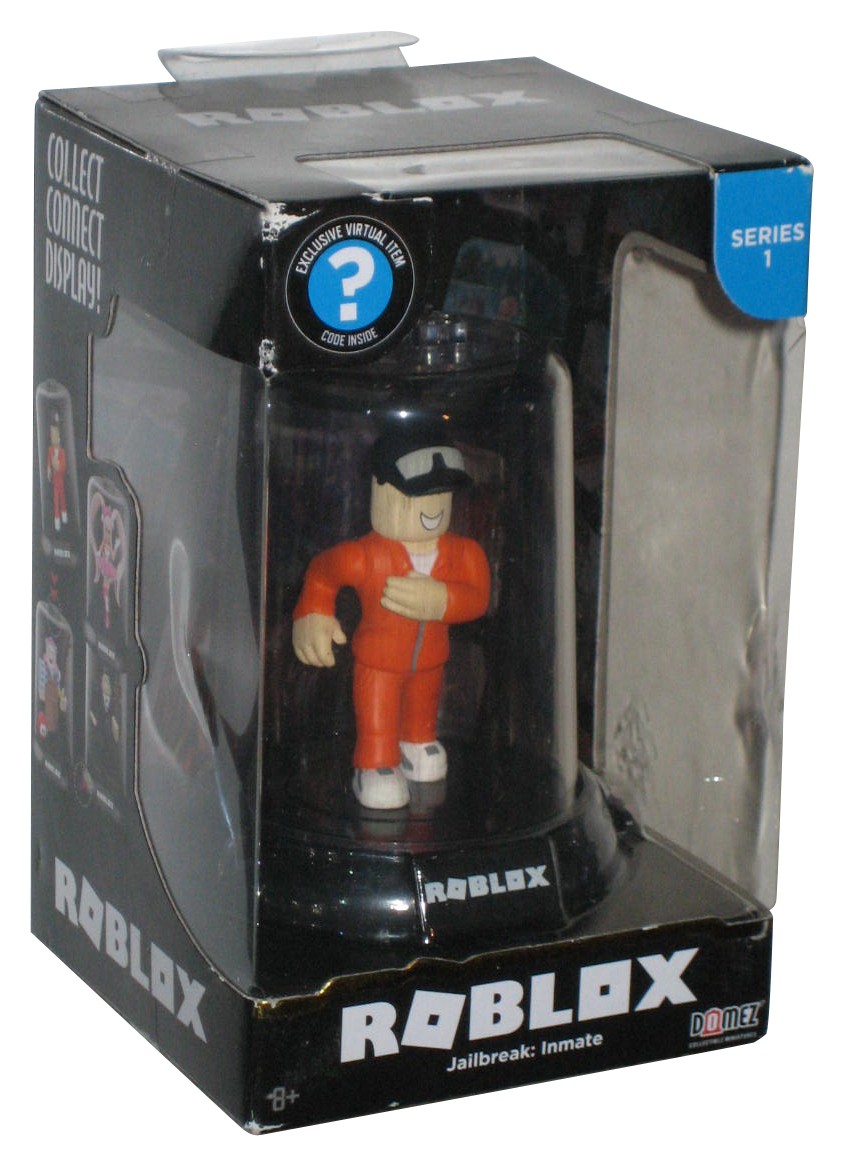 Roblox Series 1 Jazwares Zag Toys Domez Jailbreak Inmate Figure