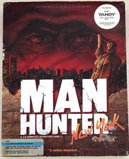 Vtg. MAN HUNTER NEW YORK Big Box Sierra Tandy/IBM/DOS/PC, 3.5 5.25 Complete