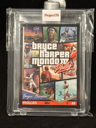 2021 Topps Project 70 - Bryce Harper #590 Grand Theft Auto Philadelphia Phillies