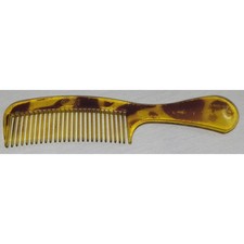 Goody Mock Tortoise Acetate Shell Super Comb USA 1970s Vintage