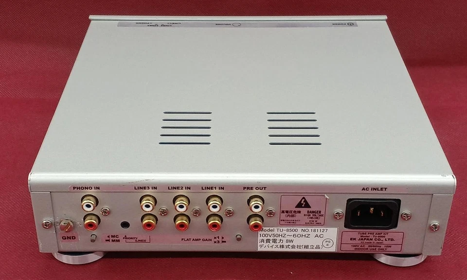 Kit preamplificatore valvolare ELEKIT TU-8500 con cavo di alimentazione... - Immagine 3 di 4