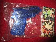 VINTAGE BLUE SPACE WATER GUN 5" Hong Kong Plastic Water Pistol NEW