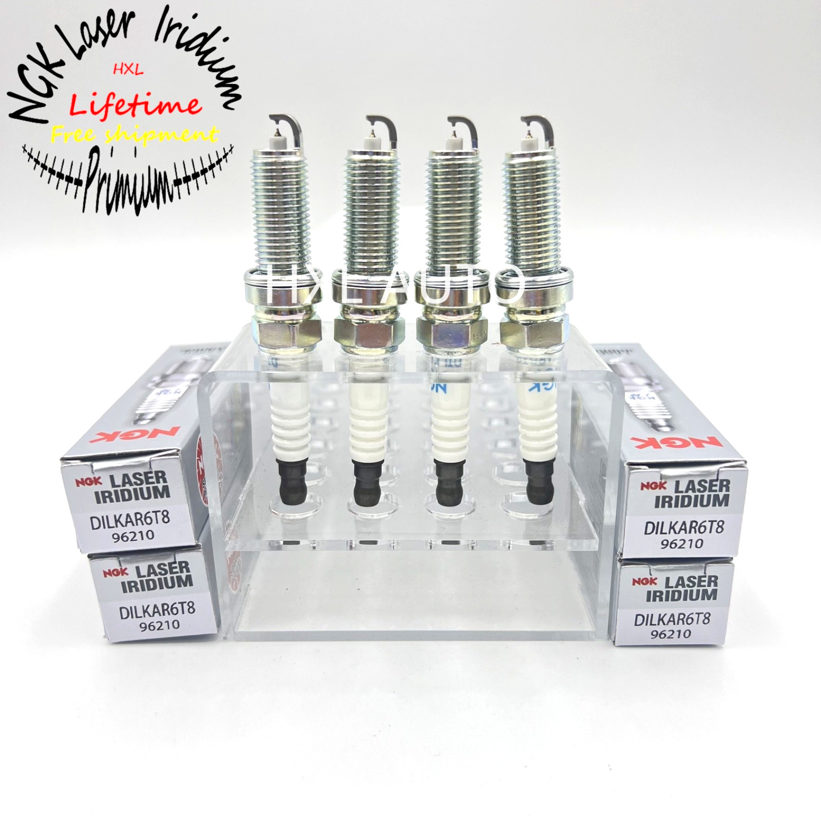Set of 4 Genuine NGK Laser Iridium Spark Plug for TOYOTA VENZA 2021-2024 2.5L L4