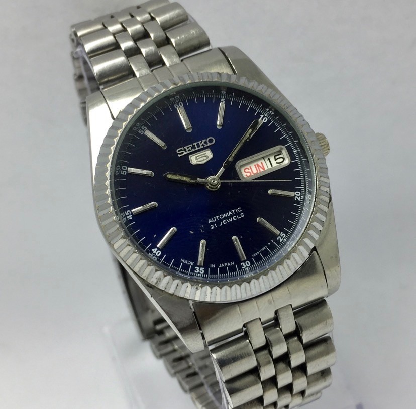 Seiko Watch Blue Dial SAL371NRZ10 Day/Date Men’s Automatic Cal.7S26A Vintage 5 - VintageWatches.PK Seiko Watch Blue Dial SAL371NRZ10 Day/Date Men’s Automatic Cal.7S26A Vintage 5 - vintagewatches.pk