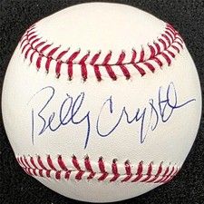 Billy Crystal signed MLB Baseball actor comedian autograph ~ Beckett BAS