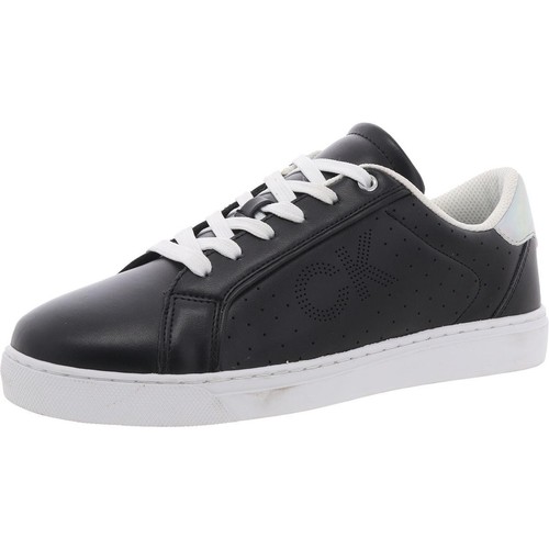 Calvin Klein Womens Black Casual And Fashion Sneakers 7.5 Medium (B,M) BHFO 4572