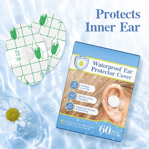 Waterproof Ear Protector Baby Shower Swimming Ear Protection Patch Cover Sticker - Picture 12 of 12
