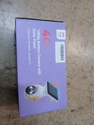 4G 1080p HD Wireless IP Camera Outdoor Smart Home Security With Sim Card