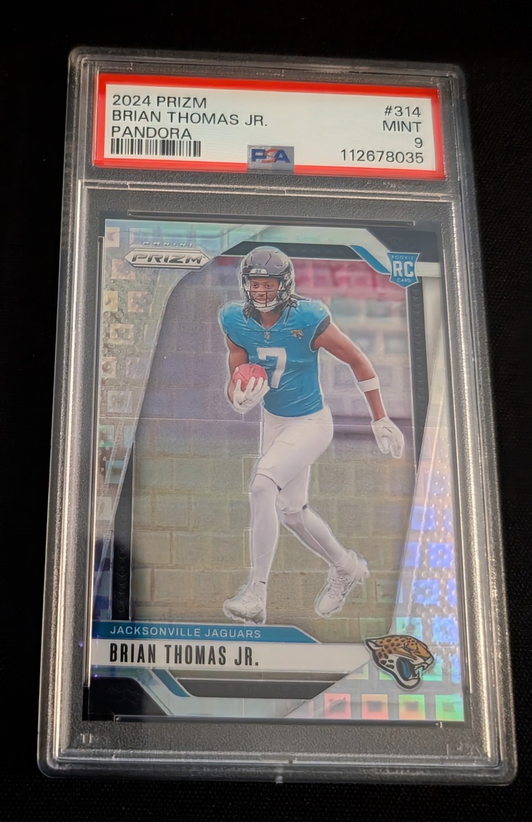 2024 Panini Prizm - Rookies Brian Thomas Jr. #314 Pandora Prizm /400 (RC)