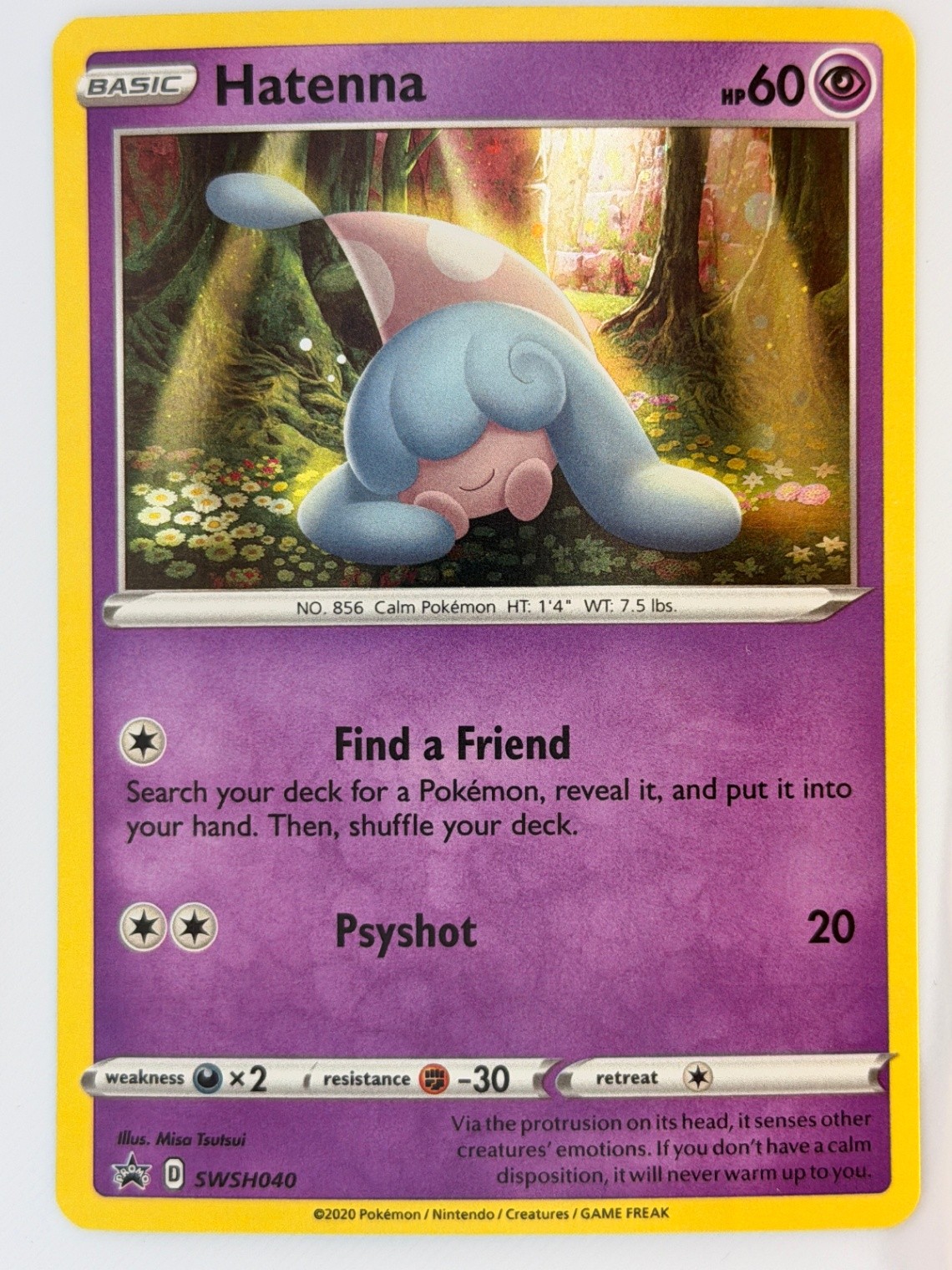 Hatenna Promo Holofoil SWSH: Sword & Shield Promo Cards SWSH040 NM