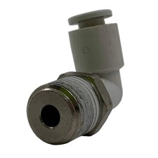 SMC Pneumatic Fitting Rotary Elbow Push-In 6mm (1/8") Grey KXL06-02S