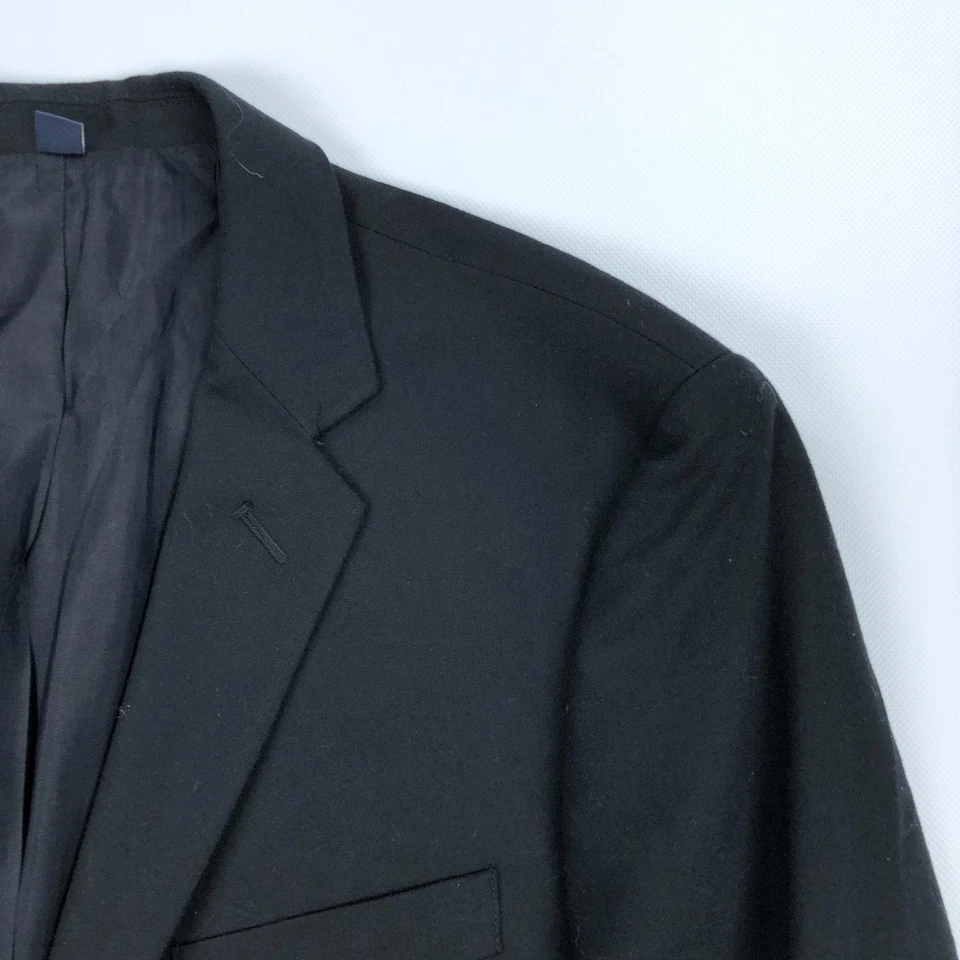 J Crew 40L 32x34 Black Flex Wool Thompson Mens Jacket Pants Suit Slim - Image 3 of 4