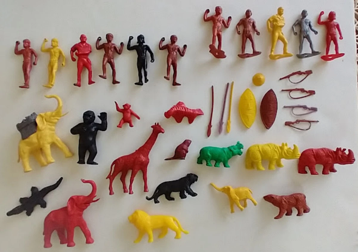 Jungle Playset In Vintage & Antique Play Sets for sale - eBay