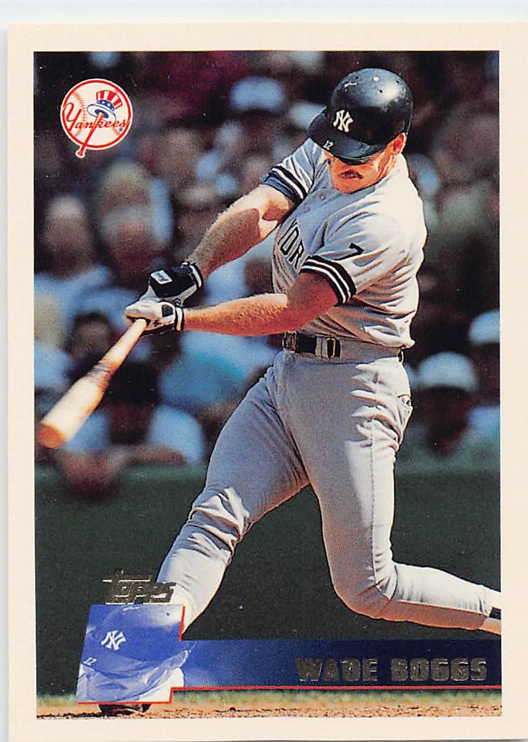 Wade Boggs 1996 Topps #323 New York Yankees