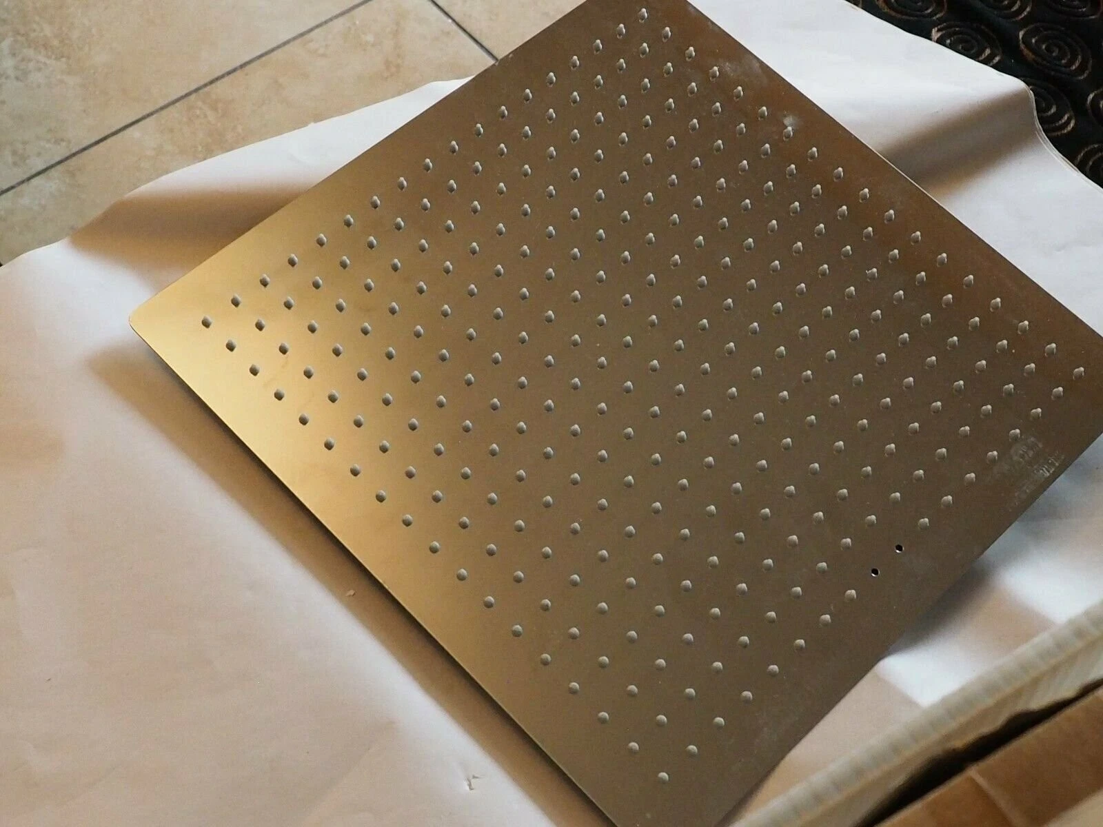 solid Ultra Thin Rain Shower Head, Polished 15.5" X 15.5"