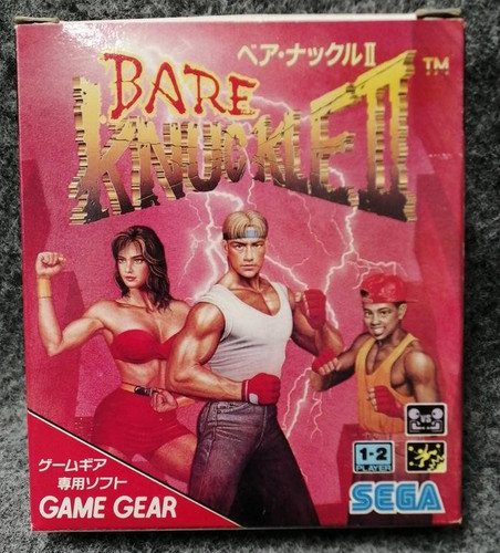 Bare Knuckle2 Game Gear GG Sega Japan Action Boxed Tested Working 1993