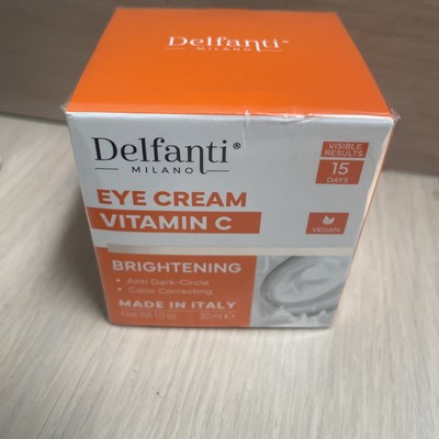 Delfanti Milano Eye Cream Vitamin C Brightening Dark Circles & Color Correcting