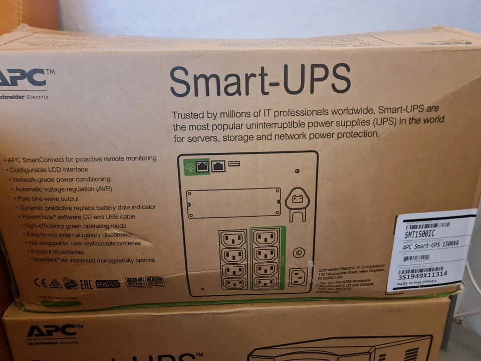 APC Smart - UPS 1500VA - SMT1500IC - Brand New - Image 3 of 4