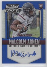 2015 Panini Prizm Collegiate Draft Picks Blue 14/75 Malcolm Agnew #215 Auto 1k5