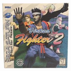 Virtua Fighter 2 (Sega Saturn, 1996) Not For Resale Game and Sleeve - Tested