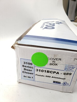 3101 BC PA 689 Door Closer,180 deg,Light Duty,Hydraulic