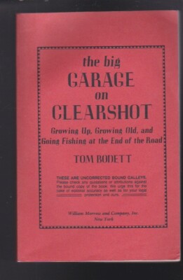 The Big Garage on Clear Shot: Growing Up,Growing Old.. ARC Advanced Copy 1990 VG