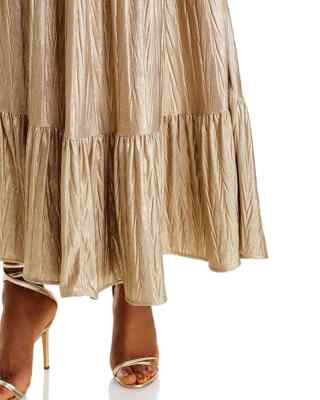 brown linen midi dress Alara Linen Midi Dress