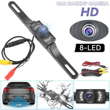 170° HD Waterproof Car Rear view Backup Camera License Number Plate Night Vision