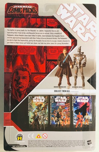 #11 Anakin Skywalker & Assassin Droid Action Figures + Comic Book (2007) - Picture 3 of 4