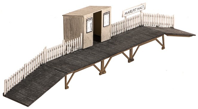 Wills SS27 Station Halt with Waiting Room Model Railway OO Gauge 1:76 Scale Kit