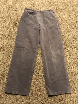 Casual Corner Annex Size 10P Womens Gray Pants Corduroy B13