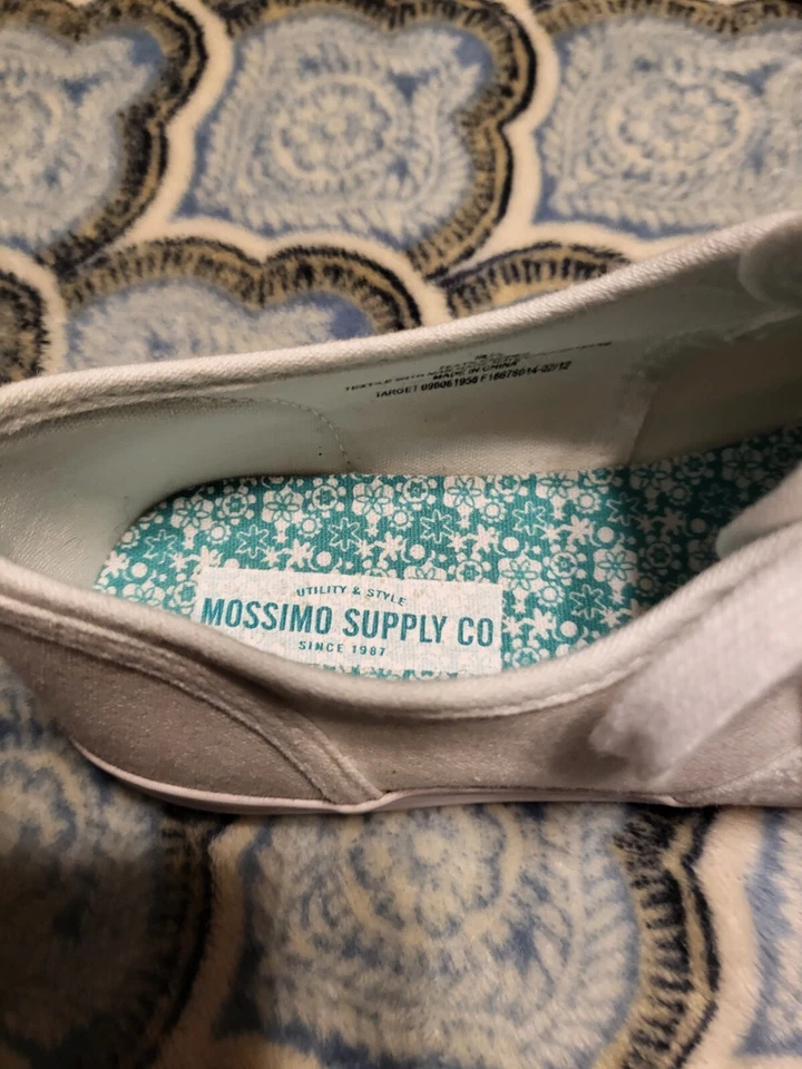 Zapatillas Tenis Mossimo Blancas Talla 8.5 Foto 2 de 4