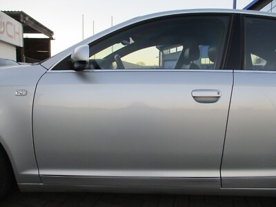 Tür vorne links Audi A6 S6 4F LICHTSILBER LY7W silber