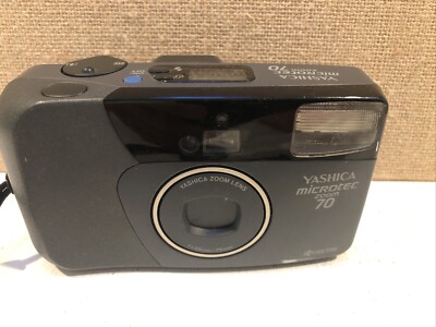 Kyocera Yashica Microtec Zoom 70 Compact 35mm Film Camera-UNTESTED