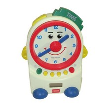 Playskool Time Teller Clock Vintage Teaching Talking 1995 Hasbro Tested