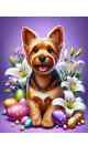 Norfolk Terrier Easter Holiday Flag