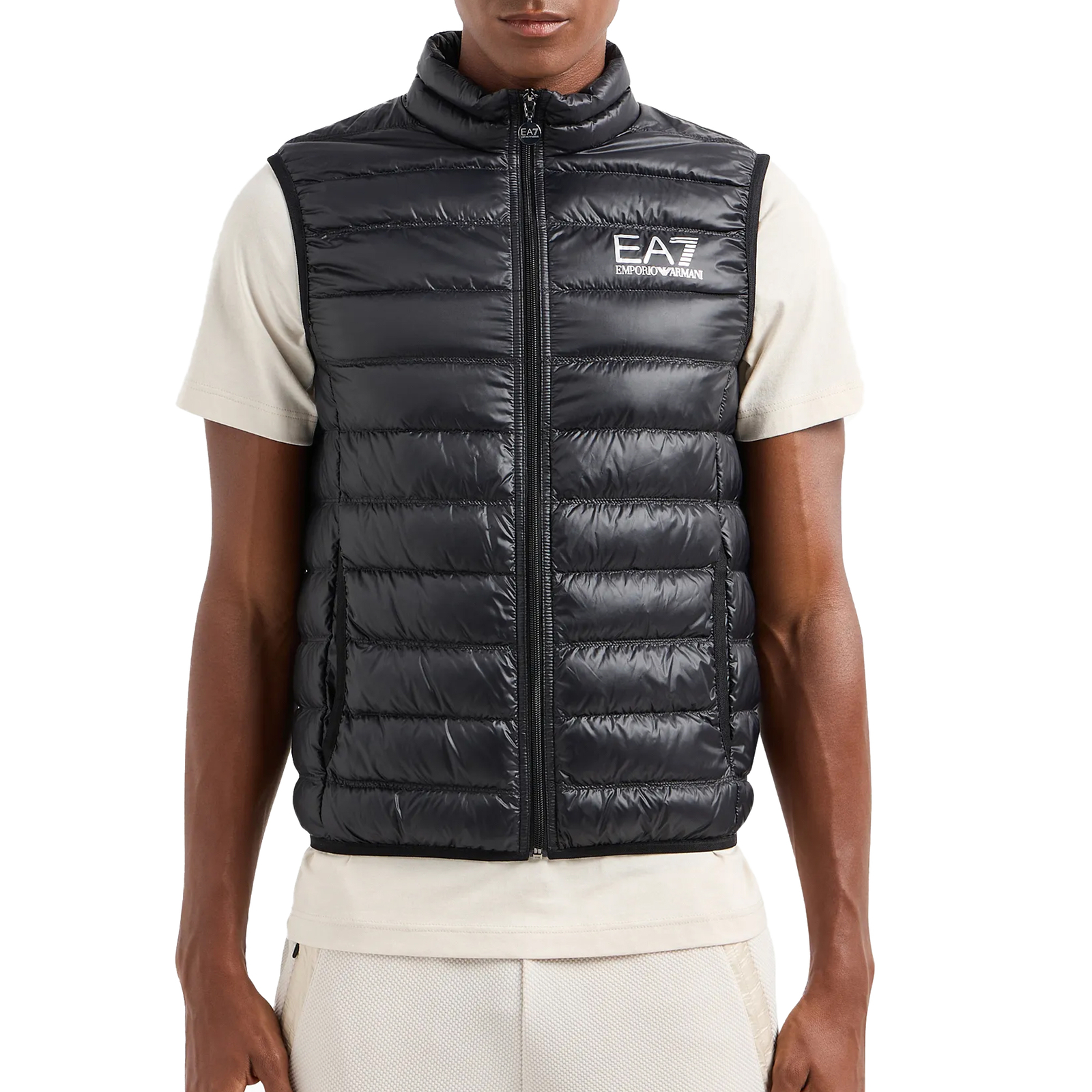 Ea7 Emporio Armani Gilet da Uomo Packable Core Identity Nero Taglia XXL Cod 8...